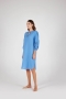 120% lino Woman dress cloud bij Marja Lamme fashion Amsterdam!