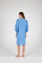 120% lino Woman dress cloud bij Marja Lamme fashion Amsterdam!
