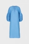120% lino Woman dress cloud bij Marja Lamme fashion Amsterdam!