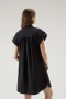 Woolrich Poplin medium dress black 2 bij Marja Lamme fashion Amsterdam!