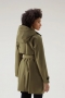 Woolrich Fayette light coat Dark Green bij Marja Lamme fashion Amsterdam!