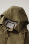 Woolrich Fayette light coat Dark Green bij Marja Lamme fashion Amsterdam!