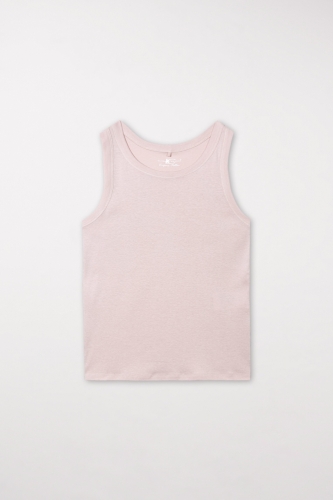 Luisa Cerano tanktop aus organic cotton dusty blush 