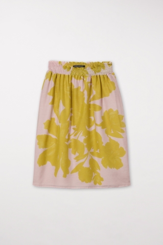Luisa Cerano rock mit blossom-print multi 
