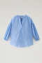 Woolrich Chambray blouse pale indigo 2 bij Marja Lamme fashion Amsterdam!