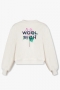 Woolrich mountain laurel sweatshirt milky cream  