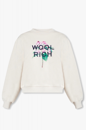 Woolrich mountain laurel sweatshirt milky cream  