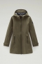 Woolrich leavitt light parka  Dark Green bij Marja Lamme fashion Amsterdam!