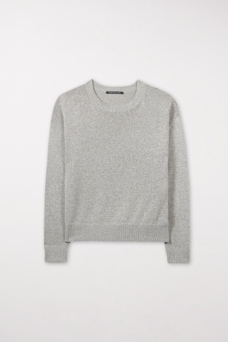 Luisa Cerano cut-out pullover silver grey 