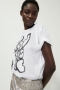Luisa Cerano T-shirt multi bij Marja Lamme fashion Amsterdam!