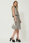 Luisa Cerano pailletten rok multi bij Marja Lamme fashion Amsterdam!