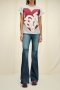 Dorothee Schumacher Bold love shirt grey red mix  bij Marja Lamme fashion Amsterdam!