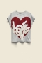 Dorothee Schumacher Bold love shirt grey red mix  
