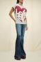 Dorothee Schumacher Bold love shirt grey red mix  bij Marja Lamme fashion Amsterdam!