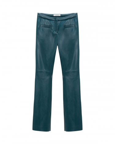 Dorothee Schumacher Sleek comfort pants dark green 