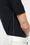 Closed crew neck short sleeve black bij Marja Lamme fashion Amsterdam!