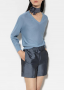 Luisa Cerano V-neck Pullover Smoky blue 