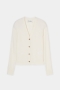 Closed V cardigan long sleeve ivory 