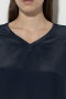 Luisa Cerano V-neck Shirt midnight blue 