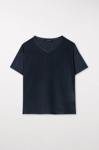 Luisa Cerano V-neck Shirt midnight blue 