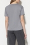 Luisa Cerano V-neck Shirt silver grey 