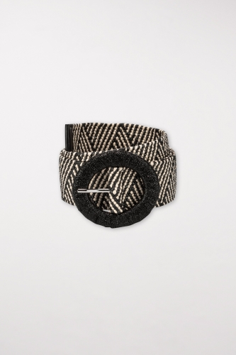 Luisa Cerano textilgurtel mit muster multi 