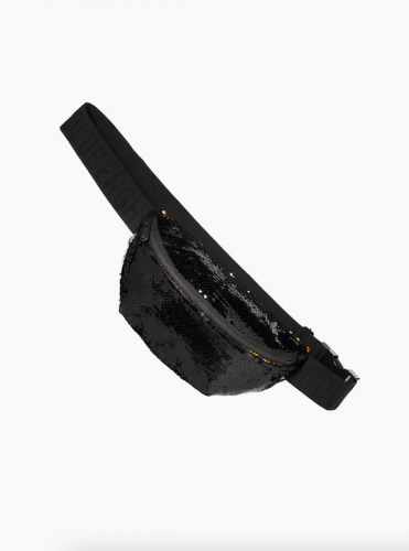 Goldbergh GLITTER fanny pack black 
