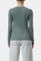 Closed crewneck longsleeve Faded green  