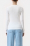 Closed crewneck longsleeve ivory 