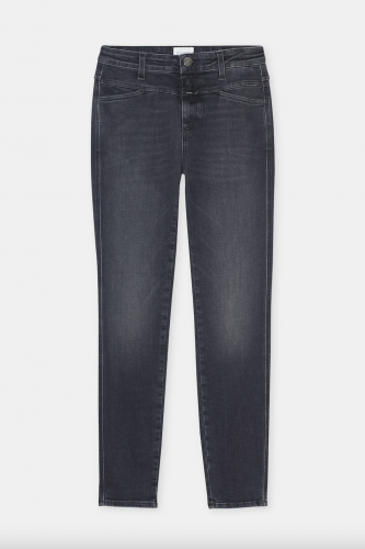 Closed Skinny pusher dark grey 