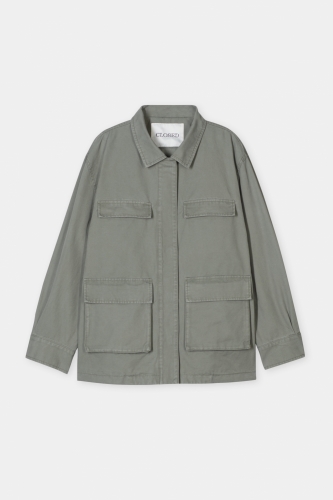 Closed Heritage jacket Faded green  
