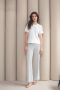 SPOON Folded slv T-shirt Spoon white 