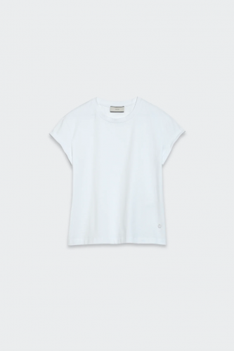 SPOON Folded slv T-shirt Spoon white 