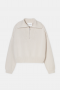 Closed Cropped troyer stone beige 
