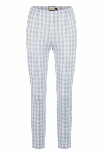 SEDUCTIVE Capri hellblau gemustert 