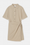 Closed Short wrap dress Soft beige 