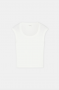 Closed Cap sleeve t-shirt ivory 