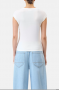 Closed Cap sleeve t-shirt ivory 