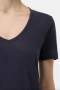 Closed V-neck dark night 