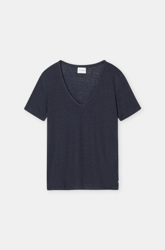 Closed V-neck dark night 