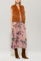 Luisa Cerano Vest fancy fake fur cinnamon 