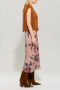 Luisa Cerano Vest fancy fake fur cinnamon 
