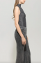 Luisa Cerano Turtleneck-Top Multi/ Urban grey 