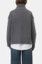 Closed Rolli longsleeve dark grey melange  