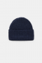 Closed Knitted hat dark night 
