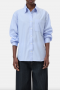 Closed Shirt with pocket lazio blue 