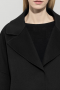 Luisa Cerano Double-face cape deep black 