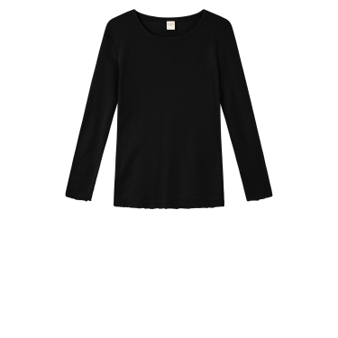 by basics Shirt R-neck black 