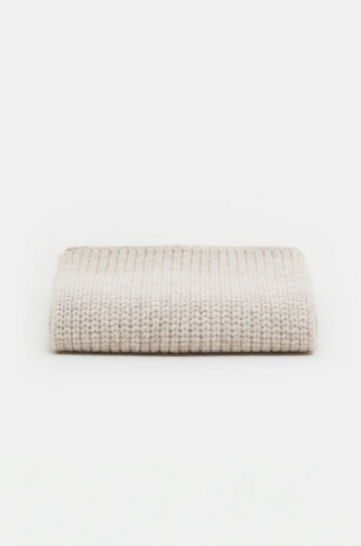Closed Knitted scarf Silt grey 