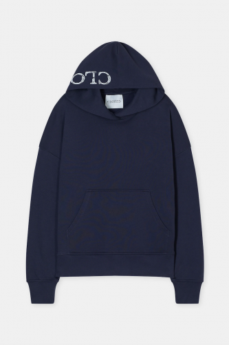 Closed Logo hoodie dark night 